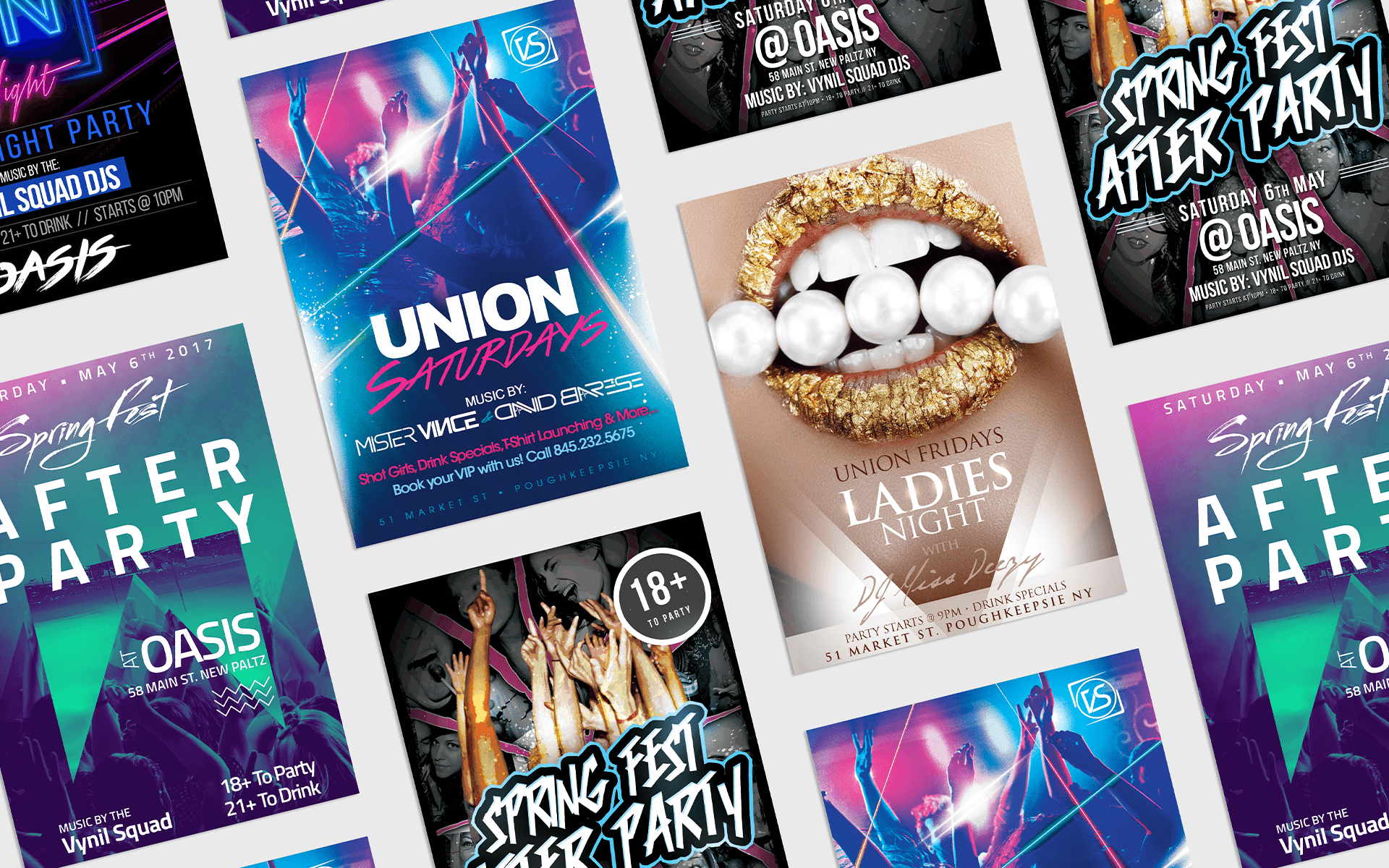 Flyers - made by Amanda Davis