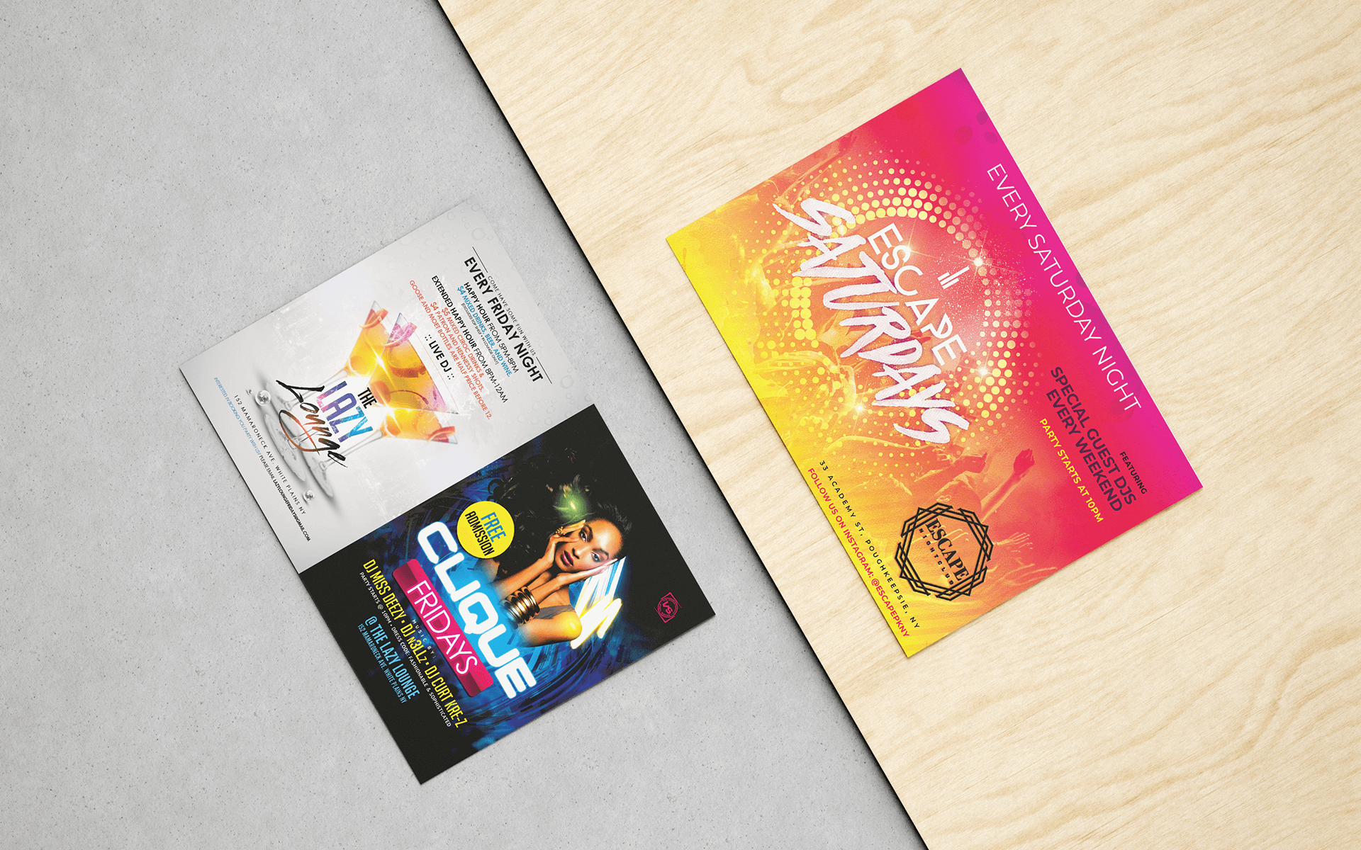 Flyers - made by Amanda Davis